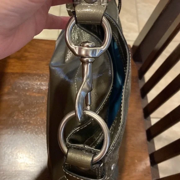 Coach Zoe Patent Leather Hobo Bag - Picture 6 of 7